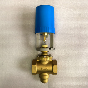 Tỷ lệ không thể thiếu cân bằng năng động van điều khiển lưu lượng điện 2way 3Way điều hòa không khí HVAC hệ thống Brass 1inch Điều chỉnh loại - Product Image 4