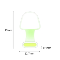 Couvercle anti-poussière USB C lumineux en silicone souple pour bouchons anti-poussière de téléphone portable de type C protecteurs de Port de charge