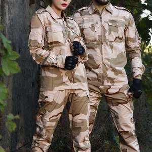 Personnalisé 728 Fermeture Éclair Haute Qualité Hommes Pantalons Tactiques Hommes Grenouille Homme Chemise Tactique Océan Uniforme Ensemble Désert Camouflage Tactique Costume - Product Image 1