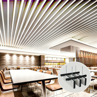 Matériaux de décoration intérieure personnalisés, panneaux de plafond en aluminium, panneaux de plafond suspendus en aluminium, dalles de plafond extensibles