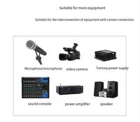 Câble audio professionnel 3M XLR mâle vers femelle 6,35 mm en cuivre pour microphone et instrument de musique