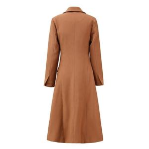 Blazer Elegante y Sencillo para Mujer, Diseño Largo y Elegante con Patrón Sólido, Diseño Desestructurado, Top Holgado, Chaqueta de Traje a la Moda - Product Image 2