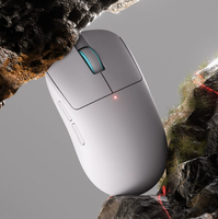 Ratón óptico LED delgado de 2.4G, inalámbrico, recargable por USB, para computadora, Mac, portátil y Windows.