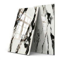 Nouvelle Arrivée Carreaux de Sol en Porcelaine Effet Marbre Brillant 600x1200mm, Durables pour Extérieur, Salle de Bain, Villa