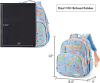 Sac à dos personnalisable unisexe pour la maternelle, sacs d'école mignons en PC souple pour enfants avec fermeture éclair et doublure en polyester