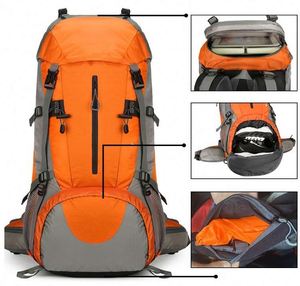 Échantillon gratuit de sac à dos de randonnée imperméable, sac à dos de camping avec housse de pluie, grand sac à dos léger pour les voyages - Product Image 2