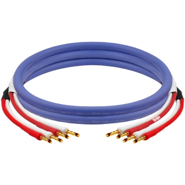 FURUTECH FS-a36 6N OCC Copper Hifi Audio Speaker Cable PVC Jacket Amplifier Banana Connectors Combination for Microphone Monitor