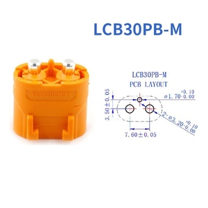 Conector de Bloqueo para Montaje en Placa Amass LCB30PB-M LCB30-F, Enchufe de Alta Corriente de 35A para Batería de Modelo RC - Product Image 3
