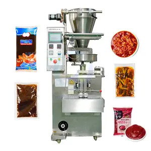 Automatic Peanut Butter Sticks Juice Water Liquid Egg Kimchi Icepops Sauce Small Fill Machine Line in Bag