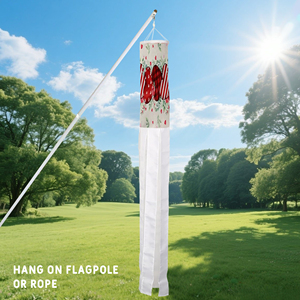 Décoration de jardin personnalisée pour la Saint-Valentin : chaussettes à vent imprimées numériquement pour la cour, le jardin et la véranda - Product Image 5