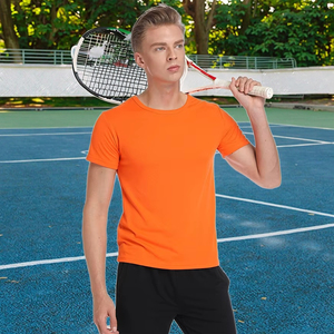 Hy Tùy Chỉnh Thăng Hoa In Với Biểu Tượng Tùy Chỉnh Unisex Thể Thao T-Shirt Giá Rẻ Trống Người Đàn Ông Của 100% Polyester Nhanh Chóng Khô T-Shirt - Product Image 5