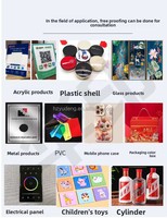 8 warna Digital UV DTF Inkjet Flatbed Printer 5060 Model baru visibilitas tinggi UV Printer