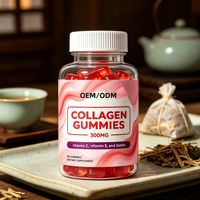 Bonbons gélifiés au collagène en gros, marque privée OEM ODM, avec vitamine C, E et biotine, produit de beauté pour les cheveux, la peau et les ongles