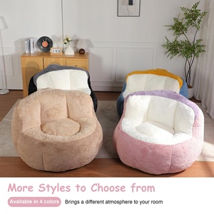 Canapé-lit en forme de pouf Cloud Bean de grande taille pour l'exportation, design moderne, multifonctionnel, pliable, rembourré en mousse, en tissu, pour le salon - Product Image 3
