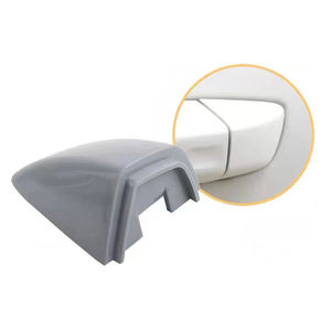 77P6837879GRU Cubierta de Manija de Cilindro de Cerradura de Puerta Delantera y Trasera para Automóvil 7P6837879 para Volkswagen VW <span class=keywords><strong>Touareg</strong></span> <span class=keywords><strong>MK2</strong></span> 7P 2011-2018 - Product Image 4