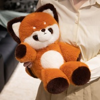 Peluche mignonne et douce en forme de raton laveur avec rembourrage en coton PP, adorable poupée chat, oreiller de câlin pour adolescents, figurine d'action 31-50cm