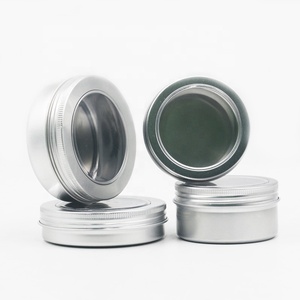 50ml 100ml 80ml 150ml空アルミ容器透明窓蓋カラー印刷化粧品ネイルチップ金属ねじキャップローション - Product Image 2