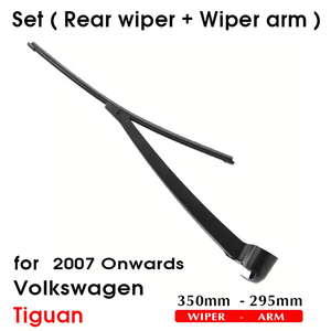 Accessoires automobiles : Balai d'<span class=keywords><strong>essuie</strong></span>-<span class=keywords><strong>glace</strong></span> arrière 350 mm + Bras 295 mm pour Volkswagen <span class=keywords><strong>Tiguan</strong></span> 2007 et modèles suivants - Product Image 5