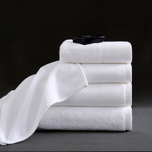 Logo personnalisable hôtel visage <span class=keywords><strong>serviette</strong></span> intégration Jacquard coton doux blanc serviettes pour adultes hôtels utiliser - Product Image 1