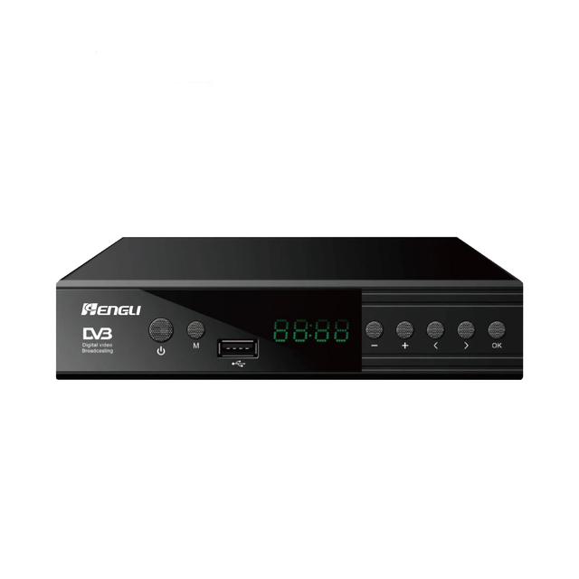 Factory Price HDR10 DVB-T2 Decoder H.264/H.265 4K AC4 TV Decoder for FTA Channels