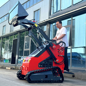 Best Verkopende Euro 5 Epa Yanmar Motor Diesel <span class=keywords><strong>Skid</strong></span> Stuur Mini Track <span class=keywords><strong>Skid</strong></span> Stuurlader 400Kg Met Bos <span class=keywords><strong>Mulcher</strong></span> Grasmaaier - Product Image 3