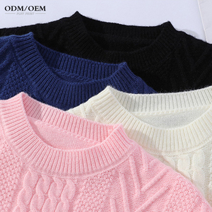 Suéter de Punto Trenzado de Alta Calidad para Hombre, 100% Algodón, Cuello Alto, Manga Larga, para Invierno - Product Image 2