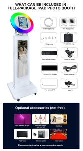 Cabina Fotografica Portatile per iPad con Supporto Schermo LCD, Spedizione Rapida da Magazzini USA/Canada/Regno Unito, Cabina Fotografica per Feste di Compleanno - Product Image 4