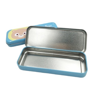Back to School Tins Metal Pencil Box Pencil Tin Box Metal Pen Case