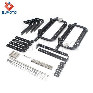 Maleta Lateral <span class=keywords><strong>para</strong></span> Motocicleta Sliver de 36L, Caja de Carga con Kit de Montaje de Liberación Rápida <span class=keywords><strong>para</strong></span> Honda, Suzuki, Yamaha, Kawasaki Cafe Racer - Product Image 5