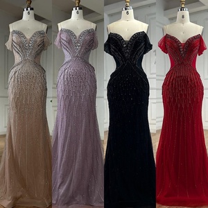 Abito <span class=keywords><strong>da</strong></span> sera a sirena senza spalline Serene Hill LA72854 con perline, nero, di alta gamma, <span class=keywords><strong>per</strong></span> <span class=keywords><strong>invitati</strong></span> a matrimoni e feste - Product Image 6