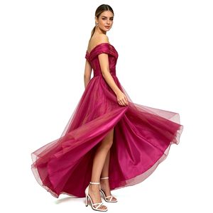 <span class=keywords><strong>Robe</strong></span> de bal élégante en tulle fuchsia, épaules <span class=keywords><strong>d</strong></span>énudées, fente haute, <span class=keywords><strong>robe</strong></span> de soirée, <span class=keywords><strong>robe</strong></span> de mariée, <span class=keywords><strong>robe</strong></span> de <span class=keywords><strong>demoiselle</strong></span> <span class=keywords><strong>d</strong></span>'<span class=keywords><strong>honneur</strong></span>, <span class=keywords><strong>robe</strong></span> de cérémonie pour invitées - Product Image 3