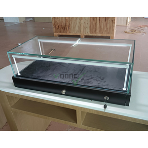 Ventes directes d'usine Bijouterie Armoires Présentoir de table Vitrines de comptoir Vitrine en verre pour l'affichage de la vitrine de bijoux - Product Image 2
