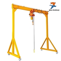 Nouvelle grue à flèche motorisée de 3 tonnes avec palan à chaîne et système de télécommande pour une manutention de matériaux à haute efficacité