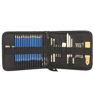 Fournitures d'art Ensemble de 33 crayons de <span class=keywords><strong>dessin</strong></span> de haute qualité Kit d'artiste Outils de <span class=keywords><strong>dessin</strong></span> avec sac Crayons de formation pour étudiants - Product Image 2