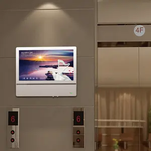 Segnaletica digitale e Display per Monitor Tv Lcd a parete Video per interni da 22/18, 5 pollici per Display pubblicitario per ascensori multimediali