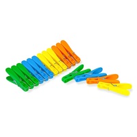 Pince de suspension en plastique multicolore de qualité supérieure, écologique, pour rideaux, cordons et pinces à linge, vente en gros