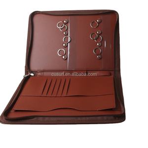 Étui à clés en cuir PU portable personnalisé en gros, 8 crochets pour clés, étui à clés zippé, organisateur de clés de <span class=keywords><strong>voiture</strong></span> - Product Image 1