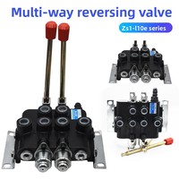 Vanne de commande hydraulique Hongpeng ZS1-L10E/L20E, vanne directionnelle manuelle multi-positions à deux voies
