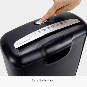 Home Electric <b>Paper</b> <b>Shredder</b> Mini Strip Cut 6 Sheets Max Office Document Cutter 0S601S - Product Image 1