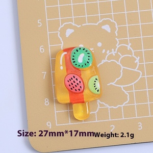 Nuevo diseño helado miniatura comida resina artesanía crema pegamento accesorios DIY teléfono funda agua taza limo encanto casa <span class=keywords><strong>de</strong></span> muñecas - Product Image 6