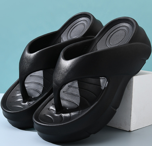 Chanclas <span class=keywords><strong>de</strong></span> plataforma para mujer, sandalias elegantes <span class=keywords><strong>de</strong></span> verano, chanclas cómodas con soporte para el arco para exteriores, chanclas personalizadas para mujer, chanclas para mujer - Product Image 4