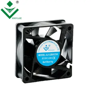 6025 corrosion resistant ozone machine dc 2/3/4 pins cooling fan 5/12/24V brushless axial fan 60x60x25mm