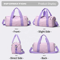 Tas Duffel Olahraga Anti Air Level 4 Langsung dari Pabrik Dengan Ritsleting Mudah Ditarik, Tali Pengikat yang Dapat Disesuaikan, dan 3 Pilihan Warna untuk Gym dan Perjalanan