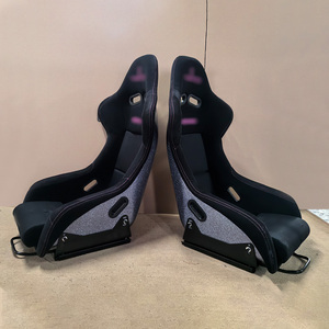 Sièges de Course Baquets MRK en Fibre de Verre et Fibre de Carbone avec Revêtement PVC et Base pour <span class=keywords><strong>Lamborghini</strong></span> Ferrari Porsche Lotus NYO - Product Image 4