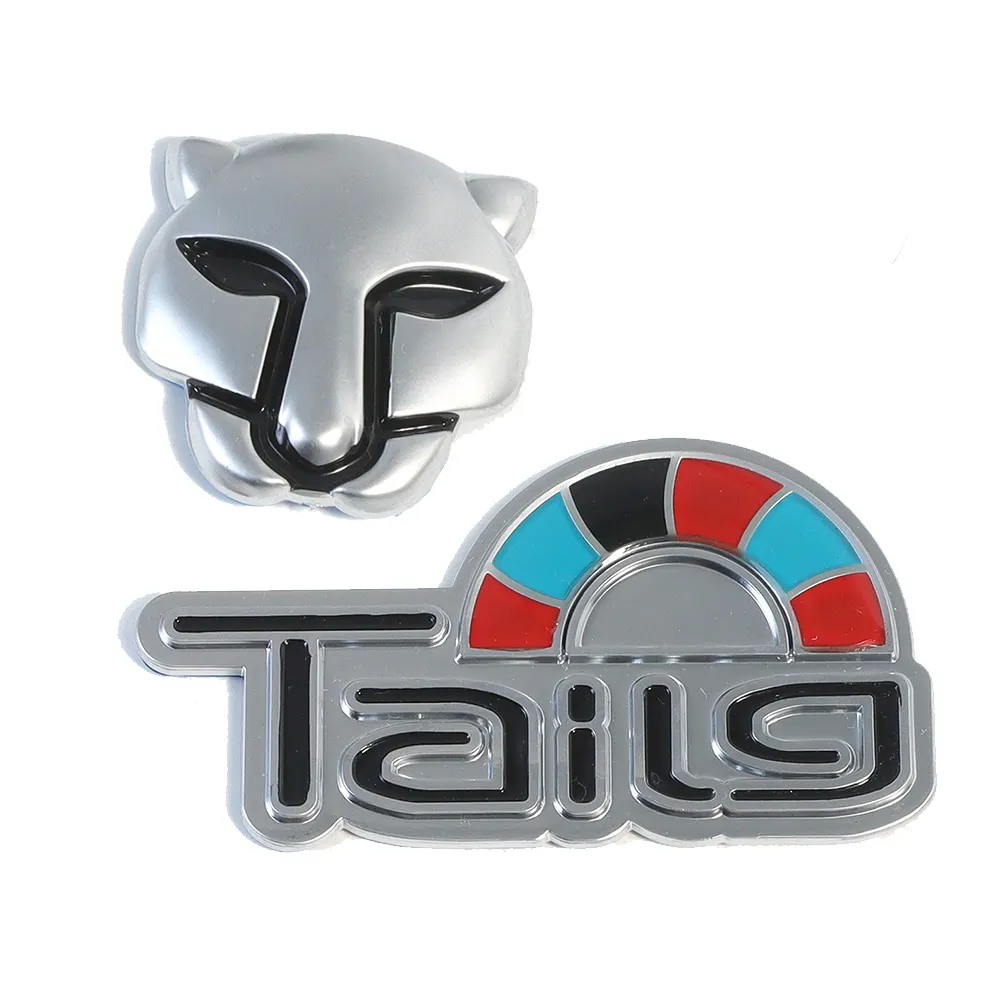 Customized 3d Abs Chrome Car Decorations With Adhesive Rear End Logo Emblem High Quality car badge sticker