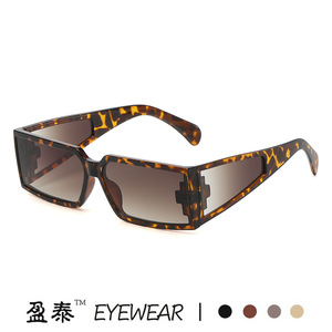 Eyewear <b>Square</b> <b>Sunglasses</b> UV400 PC Frame Women Fashionable Street Style - Product Image 4