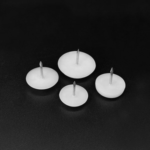 Diyamei Plastic <b>Floor</b> Nails White Furniture Felt Pads Anti Scratch Anchor Nails For <b>Sofa</b> Furniture Accessories - Product Image 3