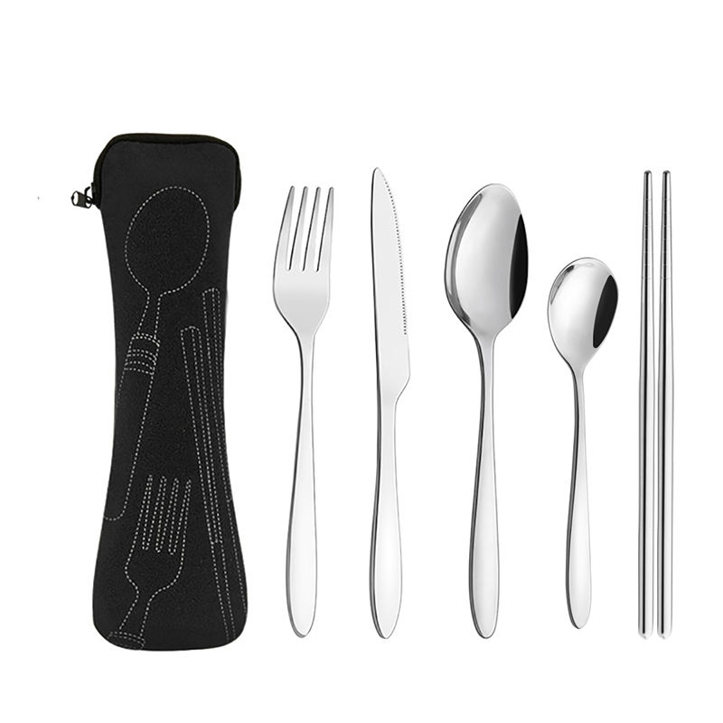 5-piece set with cloth bag