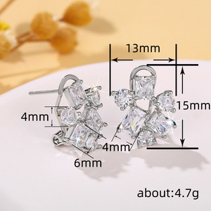 Orecchini a Perno Geometrici Irregolari per Donne, Accessori per Orecchie Dolci e Cool per Uso Quotidiano - Product Image 4