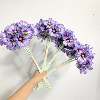 Bouquet de fleurs artificielles Cosmos de 40 cm en gros, fausses fleurs Gesang, options multicolores pour la décoration intérieure